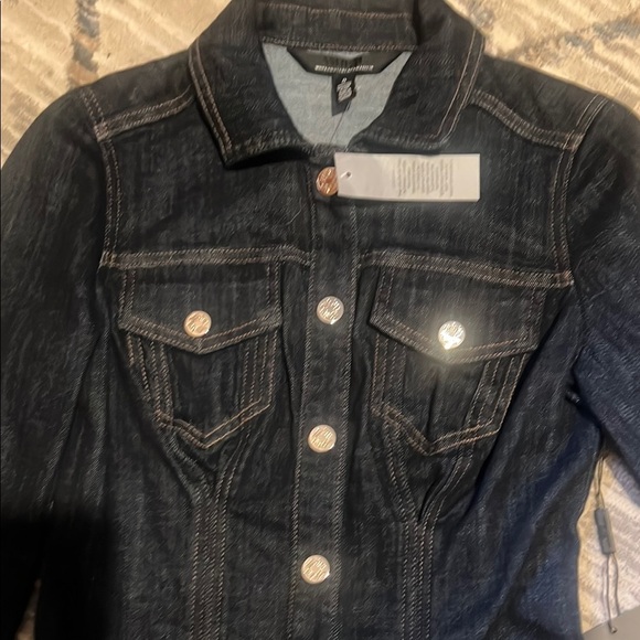 NWT WHBM Denim Jean Button-Up Dress - Picture 4 of 6